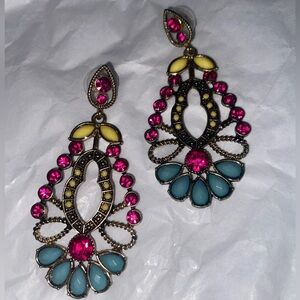 Multi color earrings